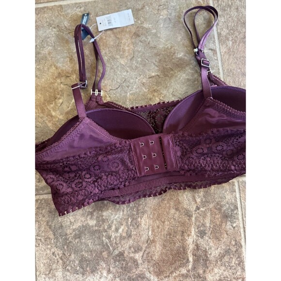 Aerie Real Power Wireless Push Up Joy Convertible Lace Bra Size 32C - Picture 9 of 12